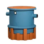 image of Thermaco TZ-400-SSA Grease Trap Trapzilla Grease Interceptor with Support Stand - 75 GPM