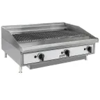 image of Toastmaster TMRC36 36" Countertop Gas Radiant Charbroiler w/ (3) Burners, 90.000 BTU