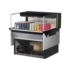 image of Turbo Air TOM-36L-UF-W(B)-1SI-N 36" Drop In Open Refrigerated Deli Display Case