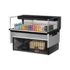 image of Turbo Air TOM-48L-UF-W(B)-1SI-N 48" Drop In Open Refrigerated Deli Display Case