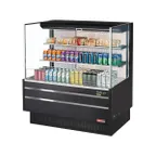 image of Turbo Air TOM-48L-UF-W(B)-3S-N 46" Horizontal Open Air Merchandiser, Specify Exterior, Self-Contained, 2 Shelves, 15.2 cu. ft.