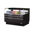 image of Turbo Air TOM-48L-UFD-W(B)-1S-N 46" Horizontal Open Air Merchandiser, Specify Exterior, Self-Contained