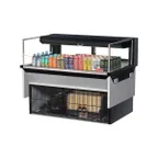 image of Turbo Air TOM-48L-UFD-W(B)-1SI-N 48" Drop In Open Refrigerated Deli Display Case
