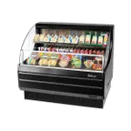image of Turbo Air TOM-50LW-N 50" Horizontal Open Air Merchandiser in White, Self-Contained, 1 Shelf