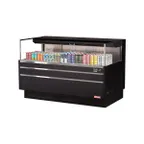 image of Turbo Air TOM-60L-UF-W(B)-1S-N 58" Horizontal Open Air Merchandiser, Specify Exterior, Self-Contained