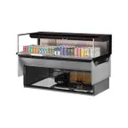 image of Turbo Air TOM-60L-UF-W(B)-1SI-N 60" Drop In Open Refrigerated Deli Display Case
