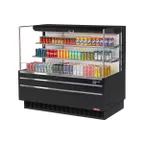 image of Turbo Air TOM-60L-UF-W(B)-3S-N 58" Horizontal Open Air Merchandiser, Specify Exterior, Self-Contained, 2 Shelves