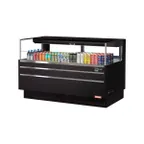 image of Turbo Air TOM-60L-UFD-W(B)-1S-N 58" Horizontal Open Air Merchandiser, Specify Exterior, Self-Contained