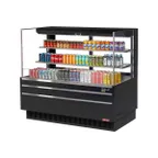 image of Turbo Air TOM-60L-UFD-W(B)-3S-N 58" Horizontal Open Air Merchandiser, Specify Exterior, Self-Contained, 2 Shelves