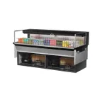 image of Turbo Air TOM-72L-UF-W(B)-1SI-N 79" Drop In Open Refrigerated Deli Display Case