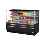 image of Turbo Air TOM-72L-UF-W(B)-3S-N 70" Horizontal Open Air Merchandiser, Self-Contained, 2 Shelves