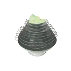 image of Town 34718 Cantonese Wok, 18" Steel Hand-Hammered, 2-Welded Handles, 16-20" Size, Fits 16" Chamber