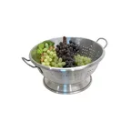 image of Town 37311 - 11-Qt Heavy Duty Aluminum Colander, Large Riveted Handles, Footed Base