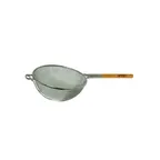 image of Town 42414S/DZ Double Mesh Strainer 14" Bowl FineCoarse Stainless Steel 17-1/2" Handle - Dozen