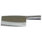 image of Town 47400 - Zhang Quan Cleaver, 7-1/4" x 3-1/4" Blade, 11-1/4" Stainless Steel, No Bones - 6/Case