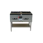 image of Town SR-18-4X-SS-N 36" (2) Two Ring Burner Gas Stock Pot Range