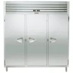 image of Traulsen ADT332NUT-FHS 76" 3-Section Reach-In Refrigerator/Freezer Combo w/ 3 Solid Doors