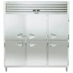 image of Traulsen ADT332NUT-HHS 76" 3-Section Reach-In Refrigerator/Freezer Combo w/ 6 Half Solid Doors