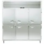 image of Traulsen ADT332WUT-HHS 86" 3-Section Reach-In Refrigerator/Freezer Combo w/ 6 Half Solid Doors