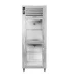 image of Traulsen AHT126W-HHG 30" 1-Section Reach-In Refrigerator w/ 2 Glass Half-Doors, Remote, 18.79 cu. ft.