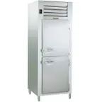 image of Traulsen AHT132D-HHS 24" 1-Section Reach-In Refrigerator w/ 2 Solid Half-Doors, Remote, 18.86 cu. ft.
