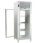 image of Traulsen AHT132NP-FHG 26" 1-Section Pass-Thru Refrigerator w/ 2 Glass Doors, Remote, 23.4 cu. ft.