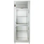 image of Traulsen AHT132WP-HHG 30" 1-Section Pass-Thru Refrigerator w/ 4 Half Glass Doors, Remote, 25.73 cu. ft.