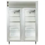 image of Traulsen AHT232D-FHG 48" 2-Section Reach-In Refrigerator w/ 2 Glass Doors, Remote, 42.5 cu. ft.