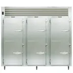 image of Traulsen AHT332N-HHS 76" 3-Section Reach-In Refrigerator w/ 6 Solid Half-Doors, Remote, 69.5 cu. ft.