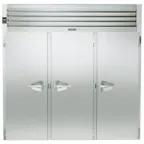 image of Traulsen ARI332LUT-FHS 100" 3-Section Roll-In Refrigerator w/ 3 Solid Doors, Self-Contained, 111.5 cu. ft.