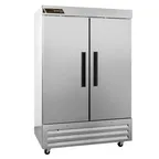 image of Traulsen C Series CLBM-49F-FS-LR 54" Two Section Reach-In Freezer w/ 2 Solid Doors, 44 cu. ft.