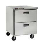 image of Traulsen C Series CLUC-27F-DW 27" 1-Section Undercounter Freezer w/ 2 Drawers, 6.5 cu. ft.