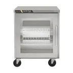 image of Traulsen C Series CLUC-27R-GD-R 27" 1 Glass Door Undercounter Refrigerator, Stainless Steel, 6.5 cu. ft.