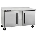 image of Traulsen C Series CLUC-60R-SD-WTRR 60" 2-Section Worktop Refrigerator w/ 2 Doors (right)