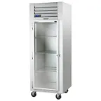 image of Traulsen G11011-032 30" 1-Section Reach-In Refrigerator w/ Left Hinged Glass Door, Top Mount, 23.57 cu. ft.