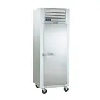 image of Traulsen G14314P 1-Section Pass-Thru Heated Holding Cabinet, Stainless Steel Doors, 3 Shelves, 6" Casters