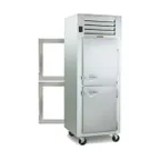 image of Traulsen G16042-032 30" 1-Section Pass-Thru Refrigerator w/ 4 Half Solid-Glass Doors (right hinged), 25.9 cu. ft.