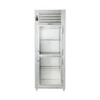 image of Traulsen G17002P 30" 1-Section Pass-Thru Refrigerator w/ 4 Half Glass-Solid Doors (right hinged), R-450A, 25.3 cu. ft.