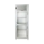 image of Traulsen G17004P 30" 1-Section Pass-Thru Refrigerator w/ 4 Half Glass-Solid Doors (left hinged), R-450A, 25.3 cu. ft.