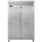 image of Traulsen G20012 52" Two Section Reach-In Refrigerator w/ 2 Solid Doors (hinged right/right), Top Mount, 46 cu. ft.