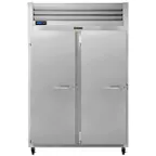 image of Traulsen G20013 52" Two Section Reach-In Refrigerator w/ 2 Solid Doors (hinged left/left), Top Mount, 46 cu. ft.
