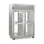 image of Traulsen G21047-032 52" 2-Section Pass-Thru Refrigerator w/ 8 Half Glass Doors (right/right hinged), R290, 50.2 cu. ft.