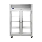 image of Traulsen G21055-032 52" 2-Section Pass-Thru Refrigerator w/ 4 Glass Doors (left/left hinged), R290, 50.2 cu. ft.