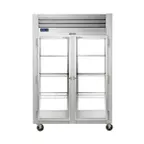 image of Traulsen G21056-032 52" 2-Section Pass-Thru Refrigerator w/ 4 Glass Doors (right/left hinged), R290, 50.2 cu. ft.