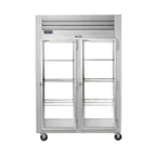 image of Traulsen G21057-032 52" 2-Section Pass-Thru Refrigerator w/ 4 Glass Doors (right/right hinged), R290, 50.2 cu. ft.