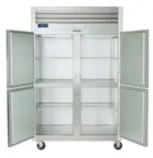image of Traulsen G22003 52" 2-Section Reach-In Freezer w/ 4 Half Solid Doors, Top Mounted, 46 cu. ft.