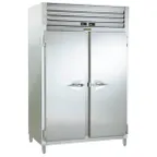 image of Traulsen RCV232WUT-FHS 58" 2-Section Refrigerator Freezer Convertible w/ 2 Solid Doors, All Stainless Steel, 51 cu. ft.