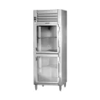 image of Traulsen RHT126W-HHG 30" 1-Section Reach-In Refrigerator w/ 2 Glass Half-Doors, Remote, 18.79 cu. ft.