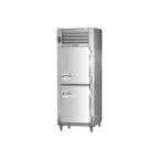 image of Traulsen RHT126WP-HHS 30" 1-Section Pass-Thru Refrigerator w/ 4 Half Solid Doors, Remote, 19.77 cu. ft.