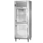 image of Traulsen RHT126WUT-HHG 30" 1-Section Reach-In Refrigerator w/ 2 Glass Half-Doors, Top Mount, 18.79 cu. ft.
